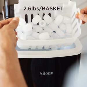 Machine à glaçons Silonn 9 cubes/6 min, 12 kg/24 h