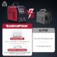 ARCCAPTAIN Poste a Souder ArcLift TIG 200 A avec Grand ecran LED, Poste a Souder Inverter avec Controle Synergique, Machine a Soude