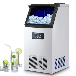 Machine à glaçons commerciale CREWORKS 58 kg/24h inox