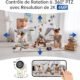 SYMYNELEC 2K 4MP 5GHz2.4GHz WiFi Indoor Surveillance Camera, 360 Security Camera with AI Human Detection, Night Vision, Two-Way Au