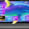 rumlawn 15.6 inch laptop, laptop 16GB RAM, 512GB SSD, Core I3-8100Y (up to 3.4 GHz), UHD graphics card, laptop Win 11 1080P screen