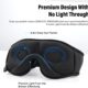 Morelax Masque de Sommeil avec Ecouteurs Bluetooth, Masque de Nuit 3D Sans Fil, Casque Audio Bluetooth, Masque pour les yeux pour do