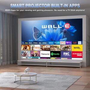 71ddDmMuHHL._AC_SL1500_.jpg Mini Projector FHD 4K Portable Video Projector WiFi 6 BT5.2 Keystone Correction 180 Rotation Rotation Compatible with PhonePCHDMI