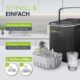 Machine à glaçons mini Juskys IceOracle 12 kg/jour noire