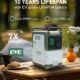 EHOM EP600 - Station d'alimentation - Batterie LiFePO4 EVE - 512 Wh - 230 V CA 5521 USBvoituresans fil - 600 W (crete 1200 W)