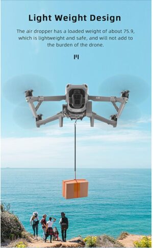 LICHIFIT Systeme Airdrop pour drone trains d'atterrissage pour drone DJI Air 3 - Lanceur de charge utile - Transport - Dispositif