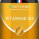 VITAMINE D3 100 Pure - 2000 UI - 1000 des Apports Journaliers Sante des Os des Dents - Immunite - 60 Gelules Nutrimea - Fa