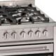 Cuisinière à gaz Gurari GCH E610X 60 cm four électrique inox