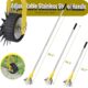 YEELOR Adjustable Length Rotary Edger Trimmer Stainless Steel Lawn Tool for Manual Edging Rotary Edging for Sidewalks Gardens Drivew