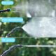 DOUBFIVSY Pulverisateur Electrique de Jardin avec 3 Buses et 5M de Tuyau, USB Rechargeable, Protection des Plantes, Desherbage et La