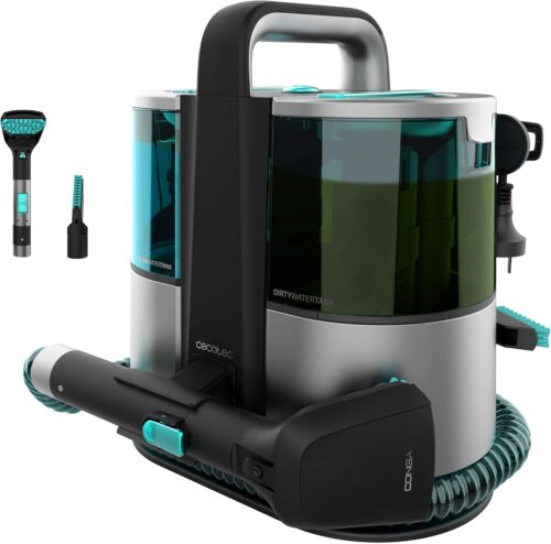 Cecotec Nettoyeur de Tapis Conga 4000 CarpetSpot Clean. Nettoyeur Vapeur 400 W, 2 Reservoirs (Eau Propre et Eau Sale), Pulverisatio