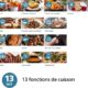 Philips Airfryer 2000 Series 4.2L - 1500W, RapidAir Technology, Digital Touch Screen, 13 Cooking Options, 9 Preset Functions, Up to