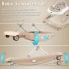 KIDIZ 4-in-1 Baby Walker Tilting Function Lounger with Wheels, Light, Music, Play Area, Dining Table, Folding Walker