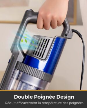71etmAf7-fL._AC_SL1500_.jpg VACTechPro 32KPa680W6M Aspirateur, Aspirateur Balai avec Depoussiereur 800ML, Aspirateur Balai avec Fil avec Design a Double Poign