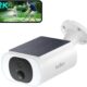 BOIFUN 2K Wireless Outdoor WiFi Surveillance Camera, Built-in Solar Panel, Motion Sensor, Colour Night Vision, IP65 Waterproof, Cust