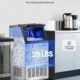 VEVOR Ice Cube Maker with 54.5kg24h Production Capacity and 12.7kg Storage Capacity, 36 Ice Cubes in 15 Minutes, LED Digital Displa