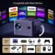 71fK2v9UdeL._AC_SL1500_.jpg Video Projector 4K Electric Focus 6D4P Keystone Correction Zoom Supported, 5G WiFi Bi-Channel Bluetooth 20000L Native 1080P P