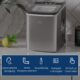Machine à glaçons HOMCOM 12 kg/24 h autonettoyante noire
