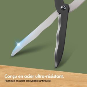 Cisailles de jardin VonHaus x3, manches télescopiques