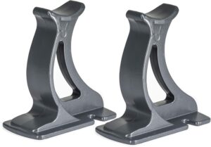 Valdern Paire de pieds de support colonnes classiques pour radiateur Gris anthracite Hauteur 100 mm