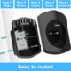 Support mural Type 2 LOTHID pour câble de recharge (Noir)