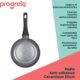 Progress Poele Induction 20cm, Poele Antiadhesive Non Toxique en Ceramique Marbree, Poele a Frire Compatible Tous Feux, Aluminium av