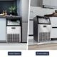 Machine à glaçons commerciale 45,4 kg/24 h autonettoyante