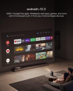 71gHp97vk5L._AC_SL1500_.jpg XGIMI Halo Mini Portable Projector 1080p, 700 Lumens ISO Full HD WiFi Video Projector, Android TV 10.0, Built-in Harman Kardon Spea