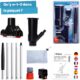 Poola Pool Vacuum Cleaner, Pool Floor Cleaner, 5 Piece Handle Included (140 cm), Bottom Vacuum Cleaner, Pool Vacuum Cleaner, Pool Cl