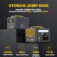 71gTYCUjcdL._AC_SL1500_.jpg VTOMAN Jump 600X Portable Electric Station 600W - 299Wh Portable Electric Generator LiFePO4 Battery Generator, Dual PD 60W Typ-C Out