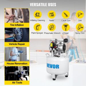 71gc0GfJt3L._AC_SL1500_.jpg Compresseur d'air silencieux 40L VEVOR 48 dB, 110 PSI