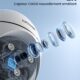 Caméra surveillance 2K WiFi ieGeek extérieure 360°