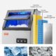 VEVOR Ice Cube Maker with 54.5kg24h Production Capacity and 12.7kg Storage Capacity, 36 Ice Cubes in 15 Minutes, LED Digital Displa