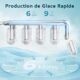 Machine à glaçons EUHOMY 12 kg/jour, 9 cubes en 6 min