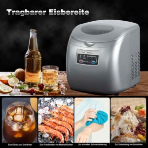 Machine à glaçons WOLTU 12 kg/24h, 3 tailles, 2,8 L