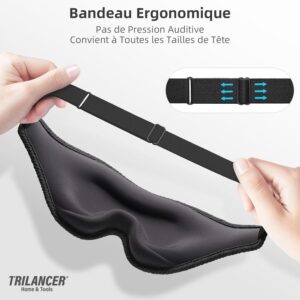 71gqPoijUkL._AC_SL1500_.jpg Masque de nuit 3D Trilancer - Anti-lumière ultra confort