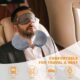 Far win Oreiller de voyage en mousse a memoire de forme 100 pure en forme de U, super leger et portable, ideal pour chaise d'avion