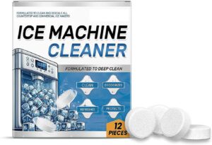 Pastilles détartrantes pour machine à glace, lot de 12