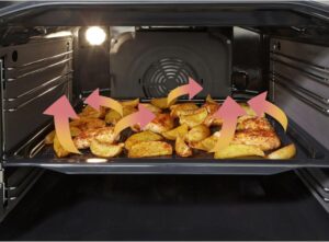 Gorenje GECS6C 70 XPA Cuisiniere electrique avec plaque vitroceramique, 60 cm, 71 litres, ExtraSteam, GentleClose, AirFry, bascule r