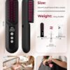 71hk3dVFXQL._AC_SL1500_.jpg CARER SPARK Brosse Lissante Sans Fil 10000mAh Fer a Lisser avec Millions d'Ions Negatif, Autonomie de 80min Chauffage Rapide en 30s