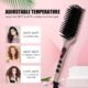 Brosse lissante Megawise Pro en ceramique ionique pour salon a domicile Technologie de chauffage MCH rapide en 20 secondes avec se