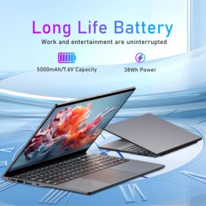 71hnT2x-eUL._AC_SL1500_.jpg rumlawn 15.6 inch laptop, laptop 16GB RAM, 512GB SSD, Core I3-8100Y (up to 3.4 GHz), UHD graphics card, laptop Win 11 1080P screen