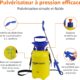 Amazon Basics Pulverisateur a pression avec mecanisme de declenchement verrouillable, 5 litres