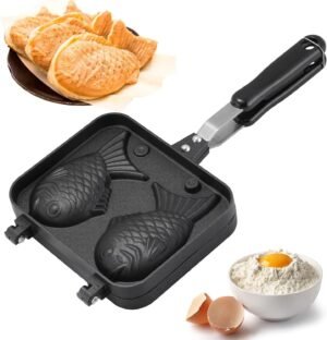 Gaufrier Antiadhesif de Moule de Gateau Casserole en Alliage D'aluminium Moule a Patisserie Ustensiles de Cuisson en Forme de Poisso
