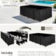 71i5vyCDJFL._AC_SL1500_.jpg Salon de jardin en résine tressée TecTake 8 chaises table