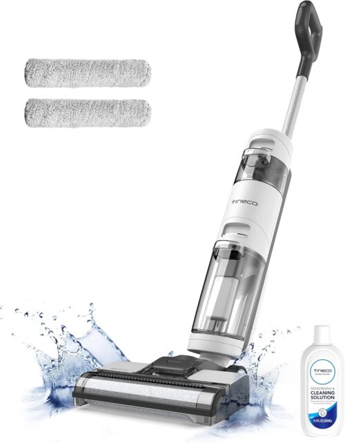 Tineco iFloor 3 Breeze Plus Aspirateur Laveur Sec Humide, Nettoyeur de Sol sans Fil et Serpilliere Legere pour Nettoyer Les Sols Dur