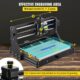 VEVOR Machine a Graver Laser CNC 3018 Graveur Laser 500 mW Zone de Travail 30 x 18 x 4,5 cm GRBL Haute Precision, Machine de Gravure