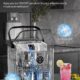 71iXlfFwFtL._SL1500_.jpg FOHERE Machine à Glaçons, 14kg en 24h, 8 Glaçons en 8 Minutes, avec 2 Tailles de Glaçons, Autonettoyante, Ice Maker sur Comptoir ave