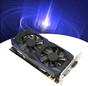 Gaming Graphics Card, 6GB 192Bit GDDR5 Dual Fan Computer Graphics Card, Multimedia Interface HD DVI and VGA Interface, Support Stere