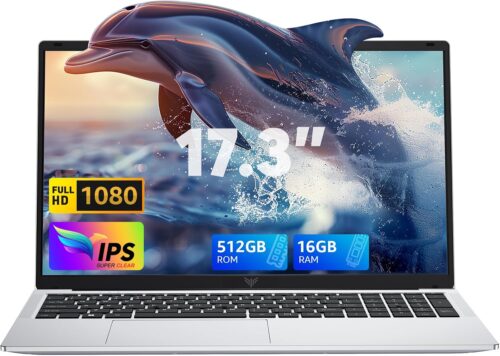 ACEMAGIC 17.3 Inch Laptop PC Laptop 16GB DDR4 512GB SSD Extension 2TB 4 Cores N-97 (up to 3.6 GHz) Capacity 6000 mAh 3 x USB3.2 BT5.